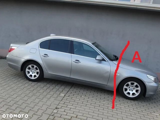 BMW 5 E60 Europa Ćwiartka Podłużnica Fartuch Przód  Lewy Prawy A08/7 SILBERGRAU - 6