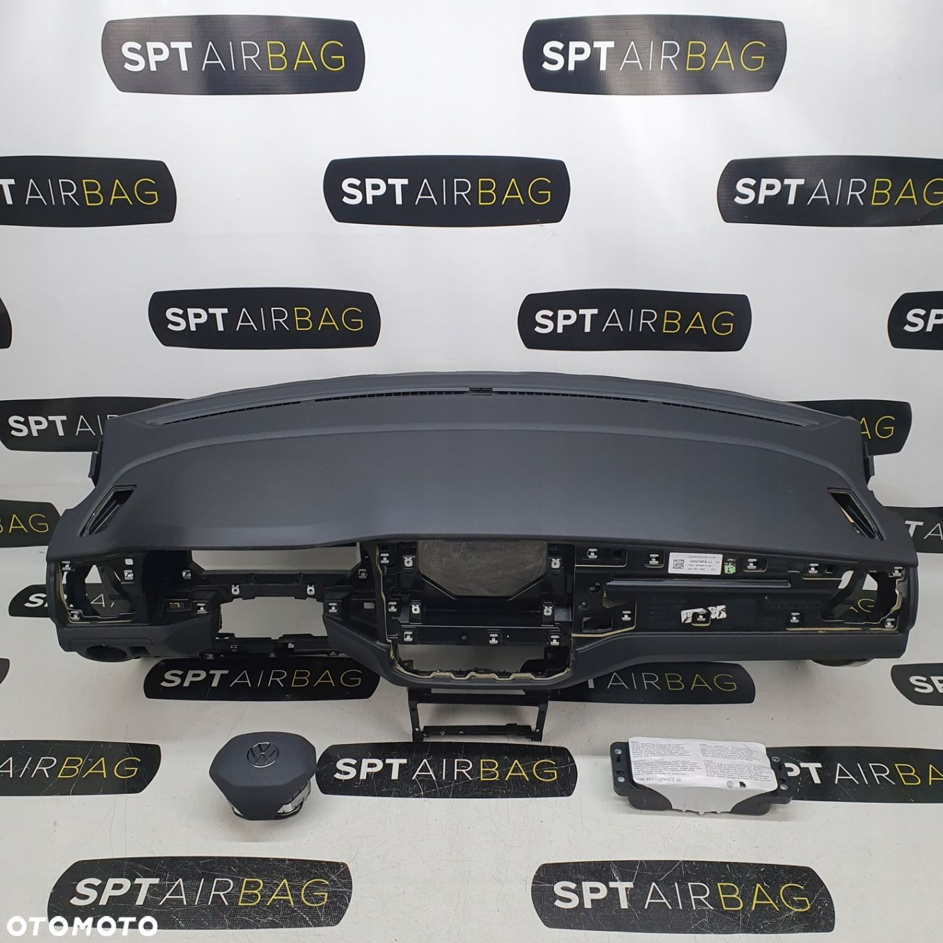 VW T-CROSS LIFT LCI DESKA ROZDZIELCZA KONSOLA KOKPIT PULPIT PODUSZKI AIRBAG AIR BAG KIT SET - 1