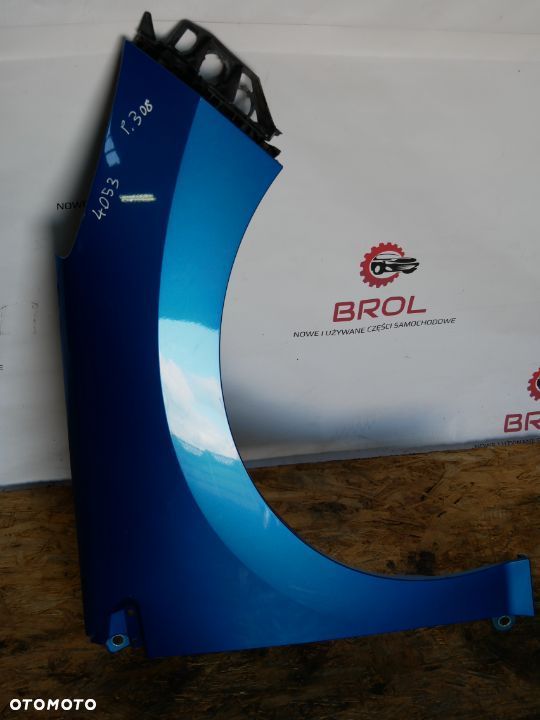 BŁOTNIK PRZEDNI PRAWY PEUGEOT 308 KMF + ŚLIZG