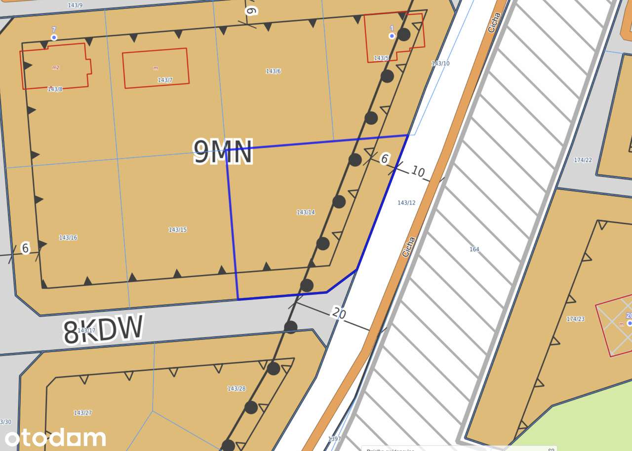 Działka 1089 m² w spokojnej okolicy - Pełny obrazek: 5/12