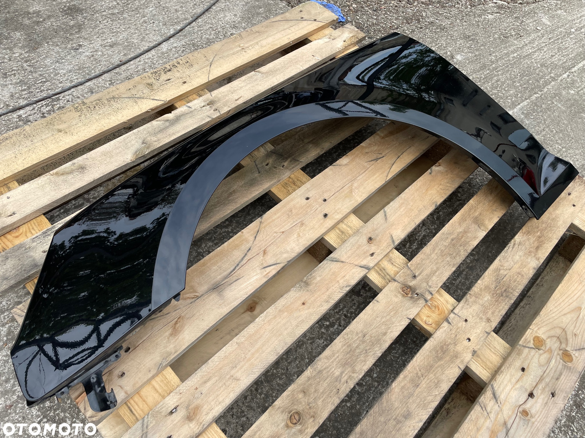 BŁOTNIK LEWY PRZÓD PRZEDNI AUDI A4 B9 8W0 LY9B CZARNY 8W0821105A - 7