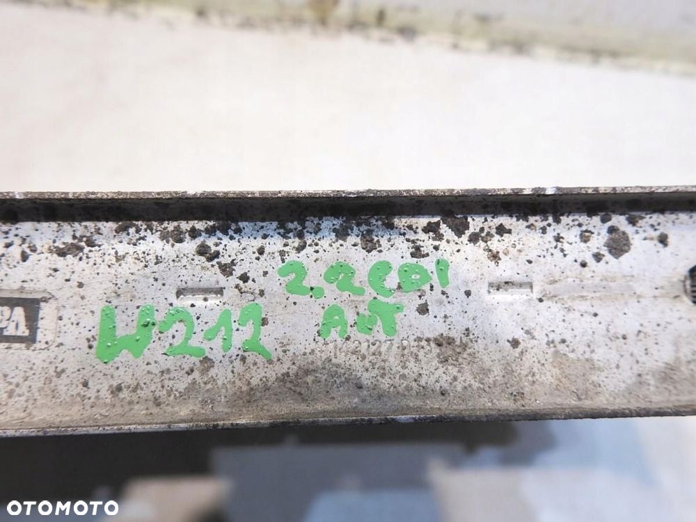 CHŁODNICA WODY AUTOMAT MERCEDES W212 2.2 CDI A2045003603 - 2