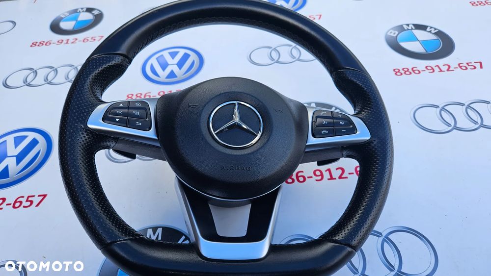 Mercedes GLC W253 X253 Kierownica AMG Łopatki A0004604003 Poduszka kierownicy Airbag IDEALNA - 3