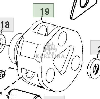 John Deere 8110 8210 8310 8410 Nośnik Układu Planetarnego Części R111467 - 1