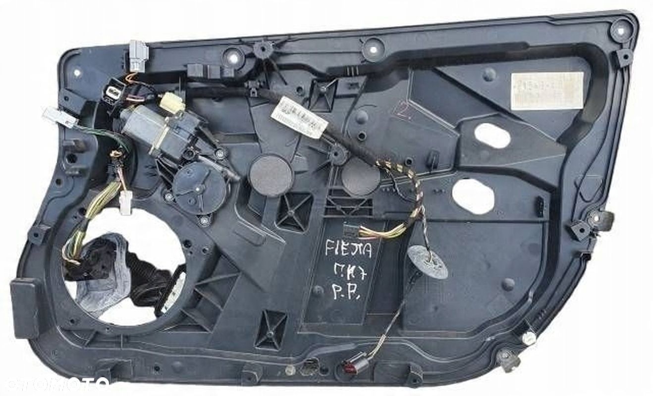 Ford Fiesta Mk7 Mechanizm podnośnik szyby prawy przód - 1