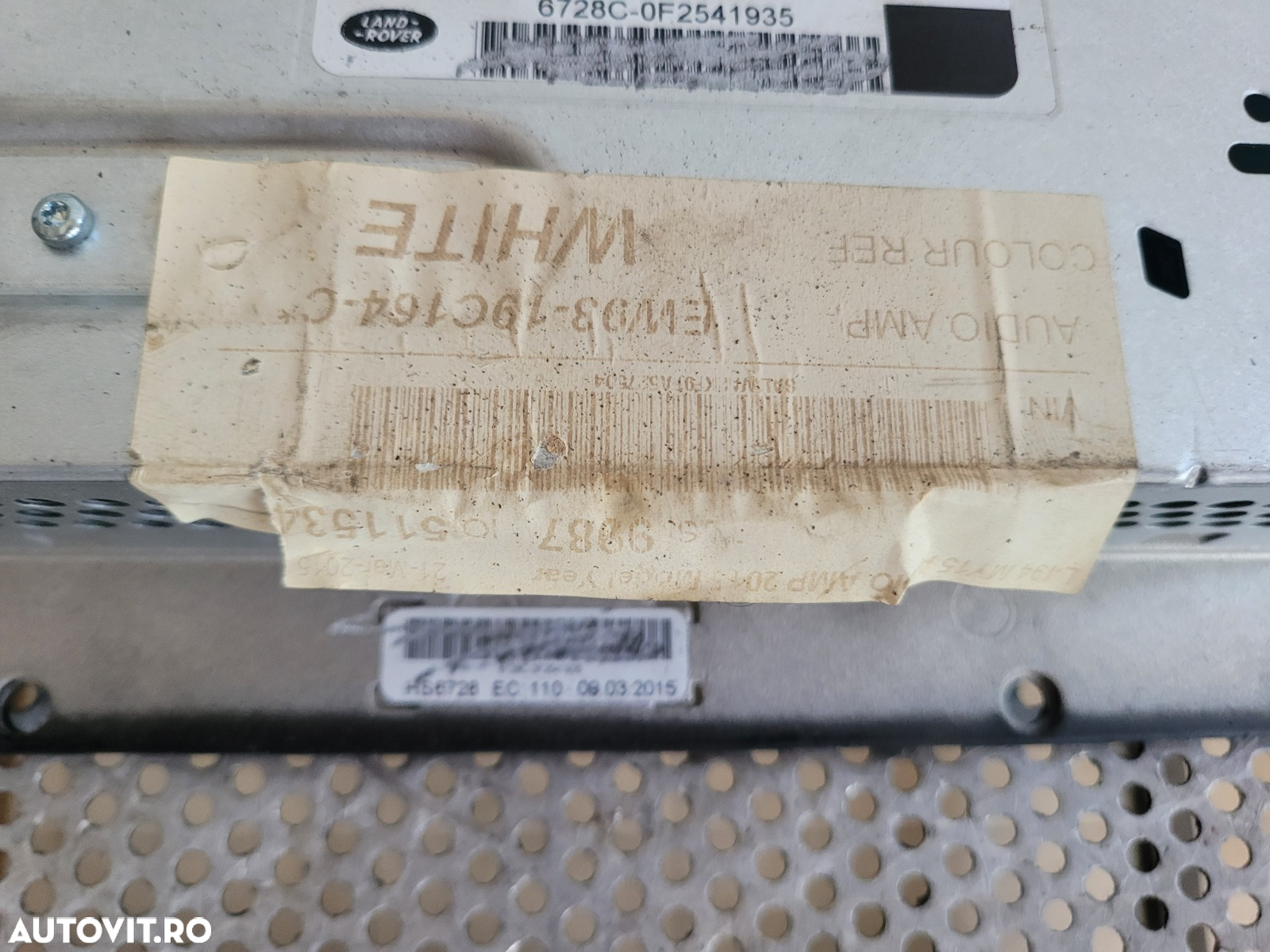 Amplificator Audio Statie Land Rover Range Rover Sport L494 Discovery Vogue Cod EW93-19C164-CB An 2014-2015-2016-2017-2018 Dezmembrez Range Rover Sport L494 An 2014-2018 Volan Stanga 3.0 Diesel 306DT - 6