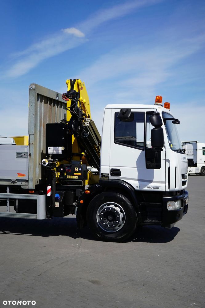 Iveco EUROCARGO / 180E25 / SKRZYNIOWY + HDS / HYVA HB 150 X / ROTATOR / WIDŁY / PILOT - 34