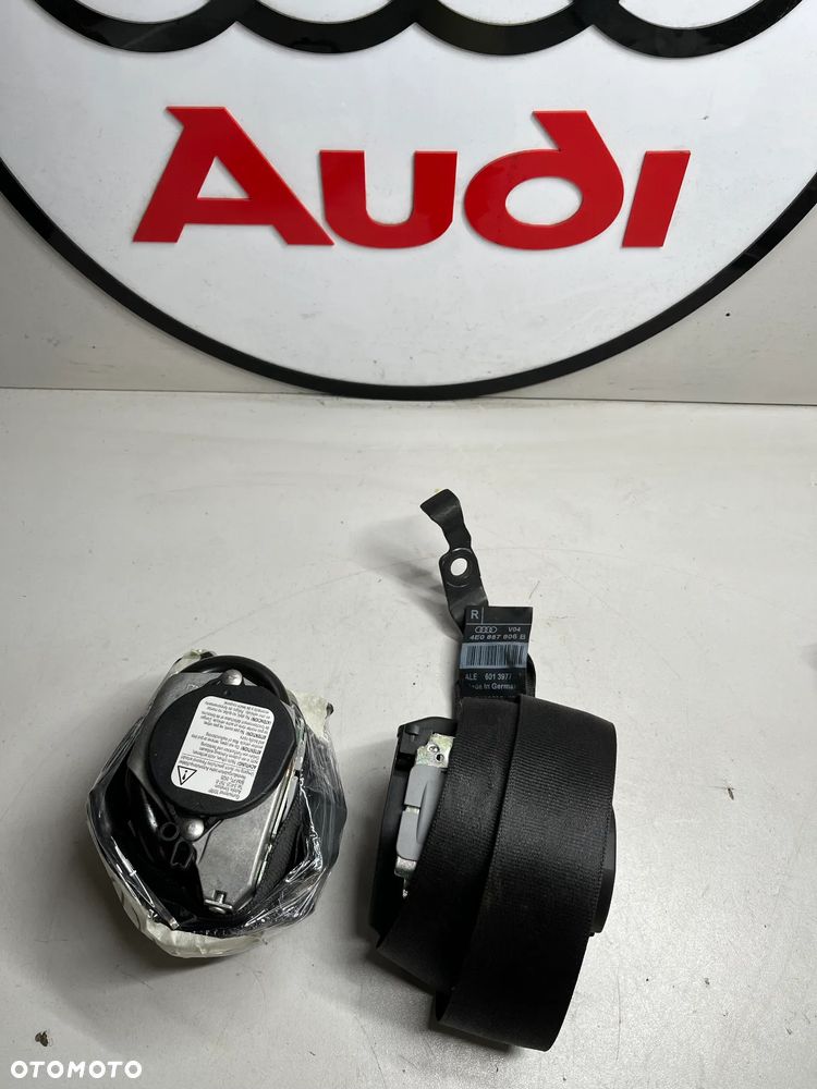 AUDI A8 D3 PASY PAS BEZPIECZEŃSTWA TYŁ 4E0857805 B  4E0857806 B  4E0857807 C - 1