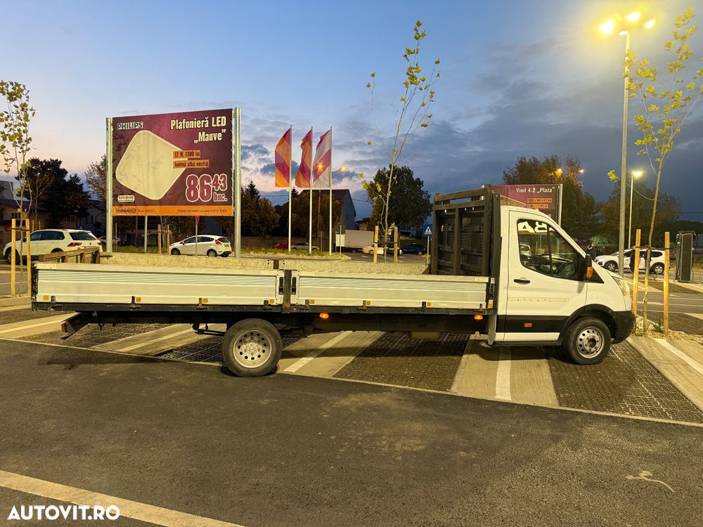 Ford Transit 2016 2.2 Punte Dubla L4 L5 XL XXL Bena 5.5m lunga TVA luata din reprezentanța Ford RO Km reali carte service Istoric Fără probleme Bena Aluminiu Dokka Camioneta NU Mercedes Sprinter VW crafter Boxer Pick-Up 4 bucăți disponibile diferite marim - 1