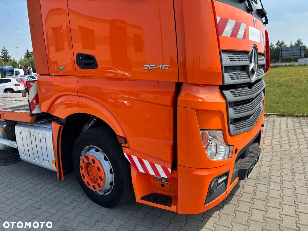 Mercedes-Benz Actros 2645 6x2 kabina Big Space, SOLO STAR z przyczepą POLKON zestaw niskopodwoziowy , laweta , autoholowanie, transport pojazdów , transport maszyn, pojazd do transortu słomy, mega, lowdeck, cały na poduszkach w bardzo dobrym stanie z Niemiec - 31
