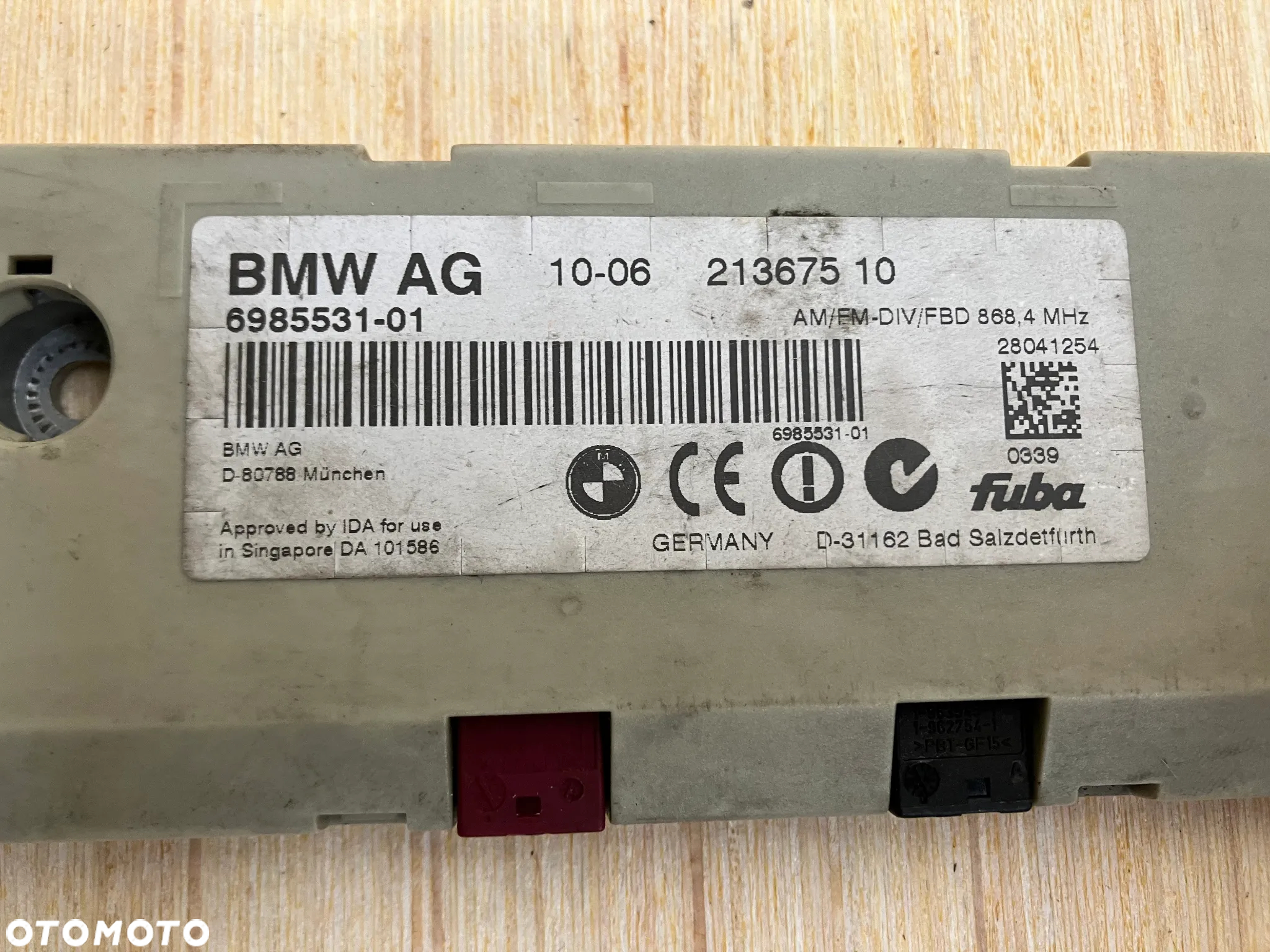 MODUŁ DIVBERSITY BMW E61 ANTENOWY RADIA CENTRALNEGO ZAMKA 69875531 - 2