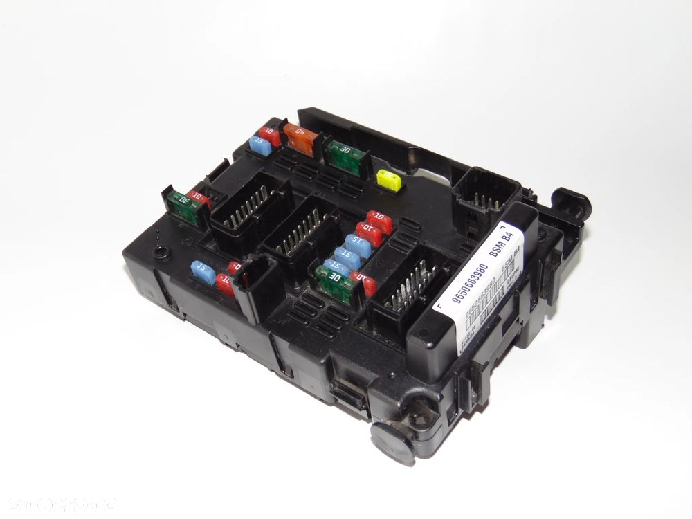 Moduł sterownik BSM skrzynka puszka bezpieczników 9646405480 Citroen C2 C3 C5 Berlingo I Xsara Picasso C8 Peugeot 307 807 Partner - 5