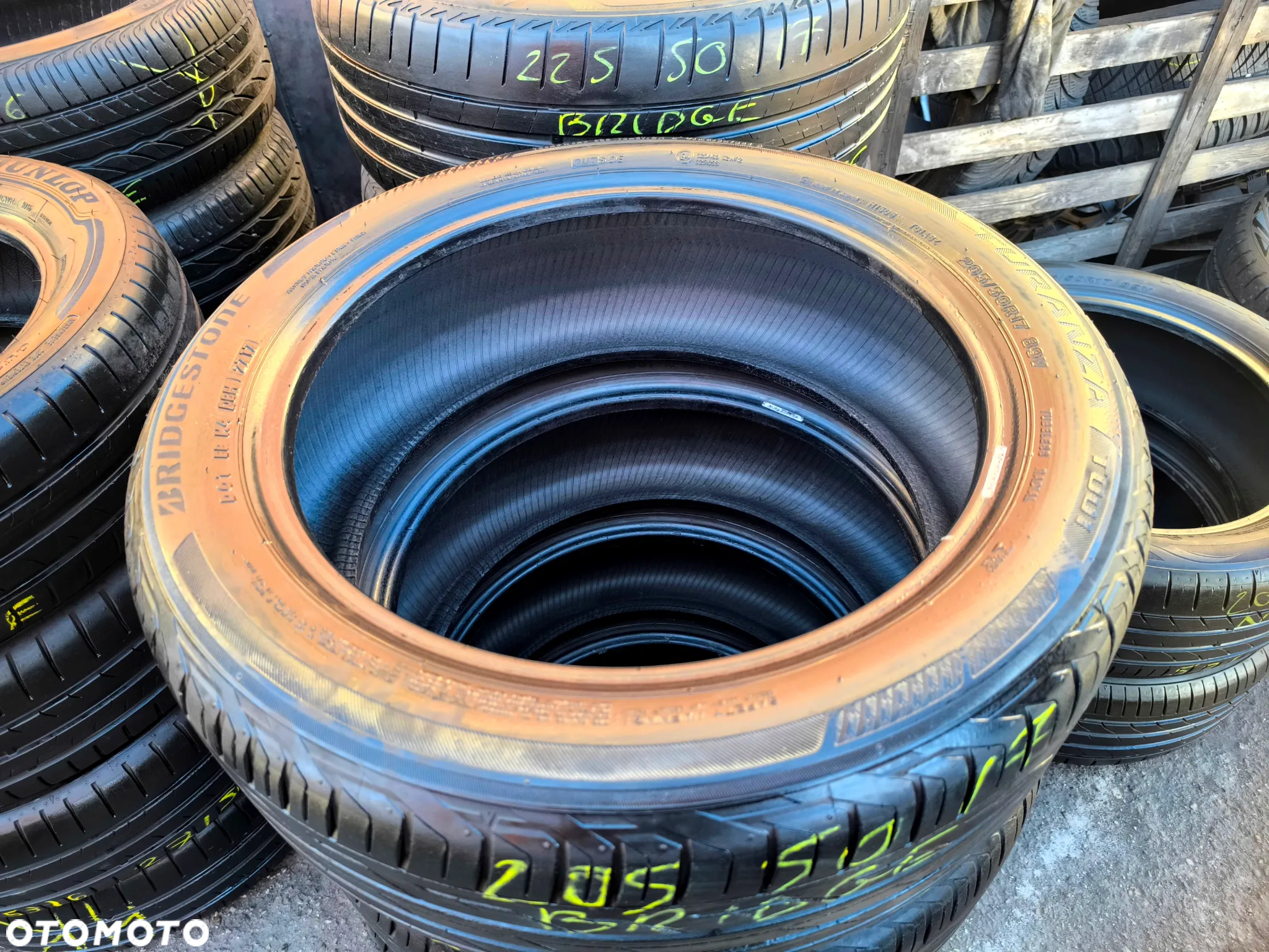 205/50R17 89V Opony Letnie Lato BRIDGESTONE TURANZA T001 6mm Legnica ALU-RAD 205/50 - 8