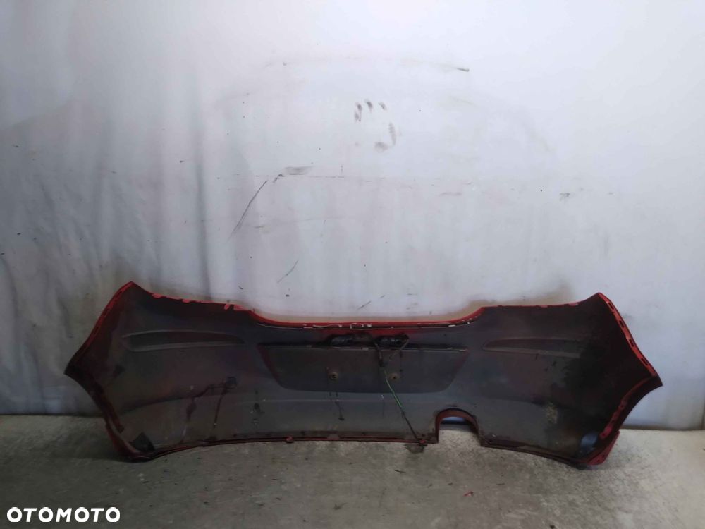 ^ ZDERZAK TYŁ TYLNY OPEL CORSA D 5D 5 DRZWI HB Z547 CZERWONY  DOKŁADKA ! - 5