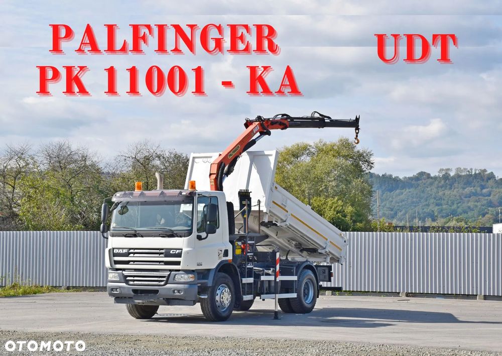 DAF CF 75.310 * Wywrotka 4,30 m + PK 11001 - KA * STAN BDB - 1