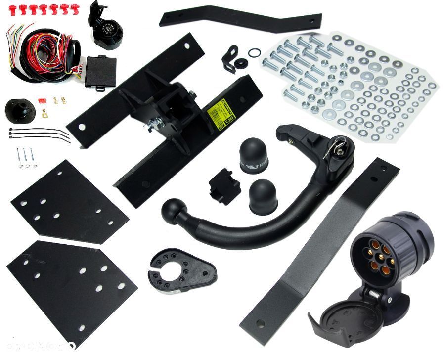 AUTOMAT WYPINANY HAK HOLOWNICZY+MODUŁ13PIN VOLVO V50 KOMBI + S40 SEDAN + FL od 2004 do 2012 - 2