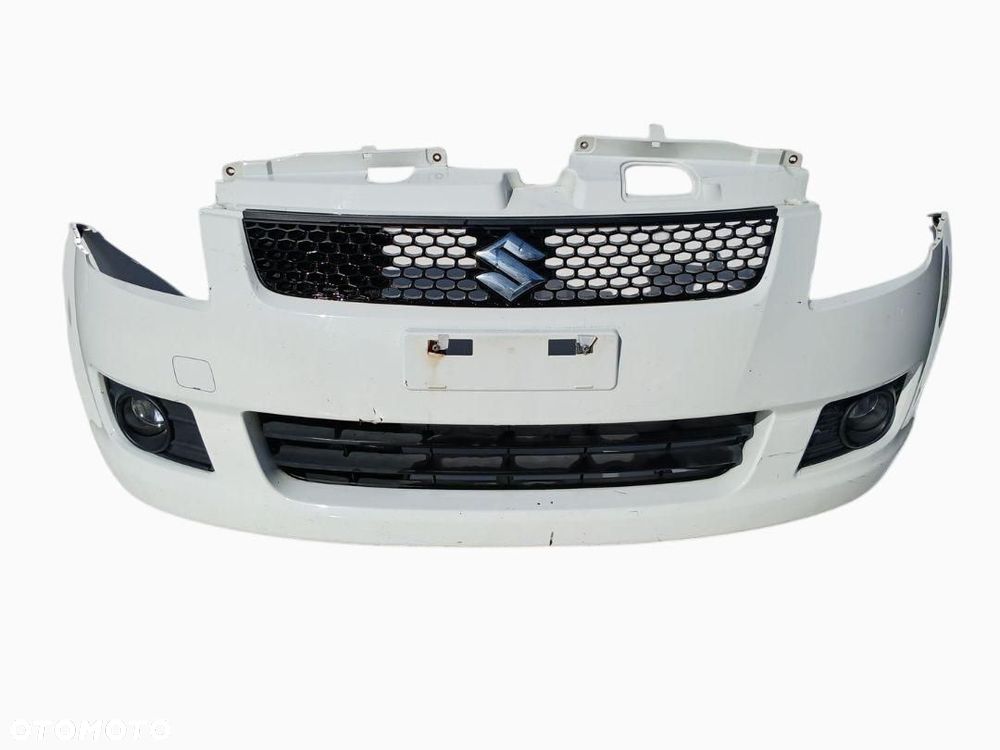 ZDERZAK PRZÓD PRZEDNI SUZUKI SWIFT MK6 LIFT 08-10r. BIAŁY 71711-73K00