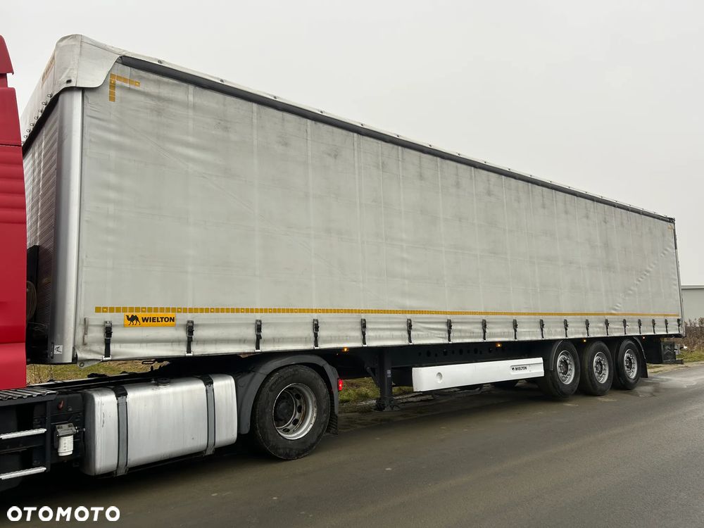 Wielton FIRANKA / SAF / PODNOSZONY DACH / OŚ PODNOSZONA / FABRYCZNE OPONY BRIDGESTONE / 10.2023 ROK !! - 2