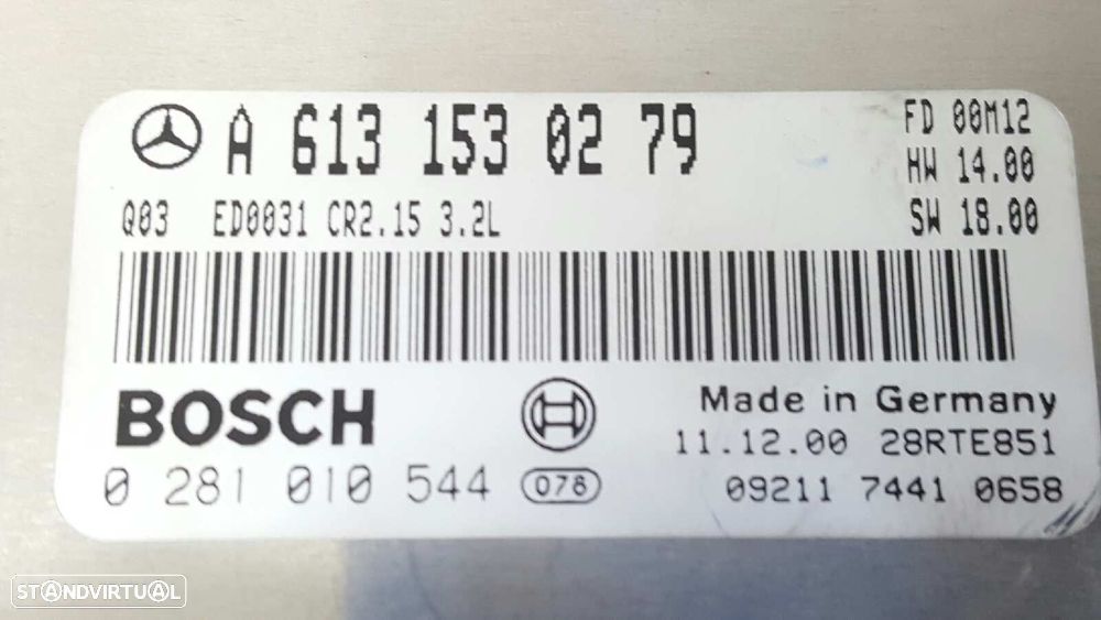 CENTRALINA DO MOTOR UCE MERCEDES CLASE S (W220) BERLINA 320 CDI (220.026) - 4