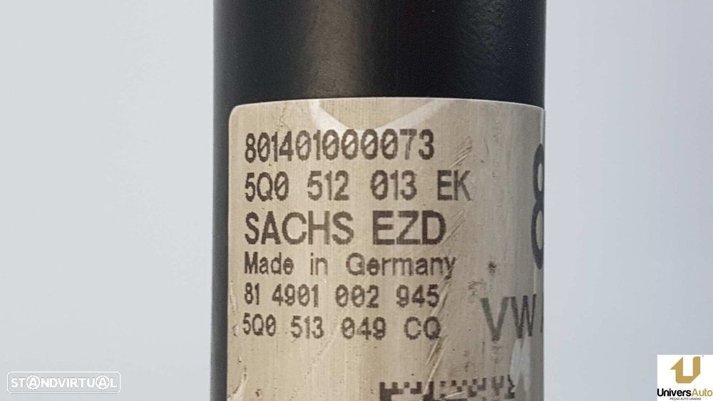 AMORTECEDOR TRASEIRO DIREITO VOLKSWAGEN GOLF VII LIM. ADVANCE BLUEMOTION - 4