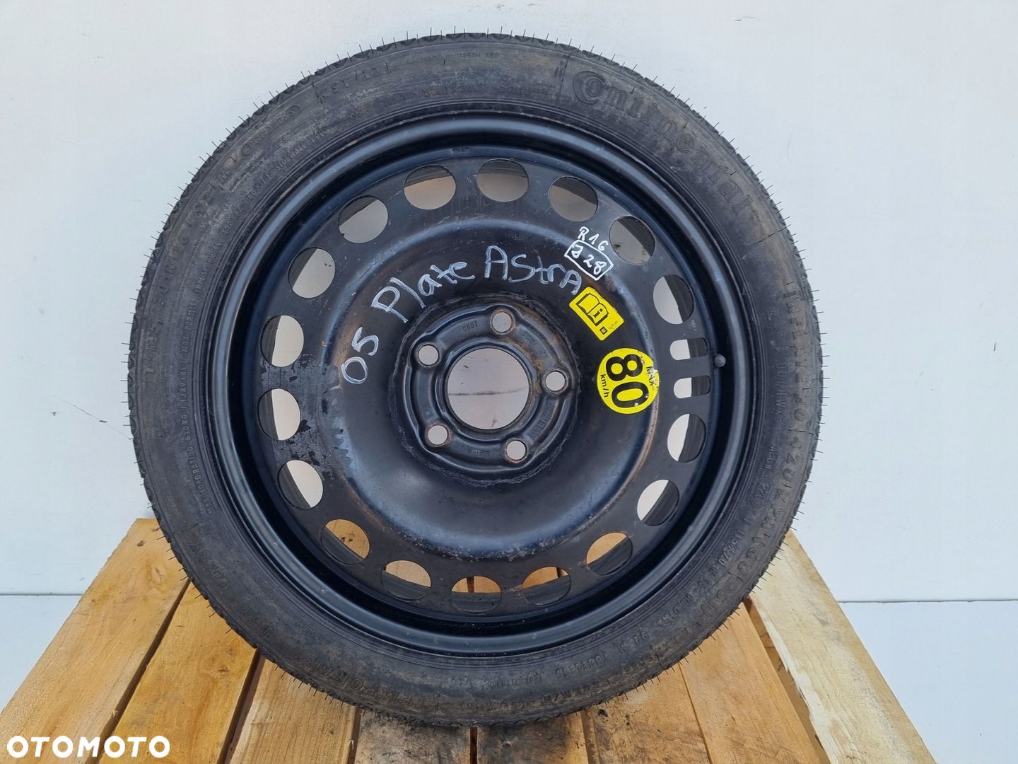 Opel Vectra C Astra H KOŁO DOJAZDOWE dojazdówka 115/70 R16 5x110 2160132 - 1