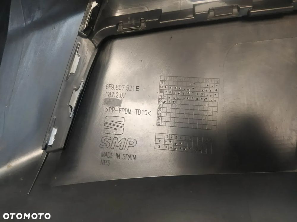 SEAT ARONA 6F9 2017- ZDERZAK TYŁ TYLNY - 21