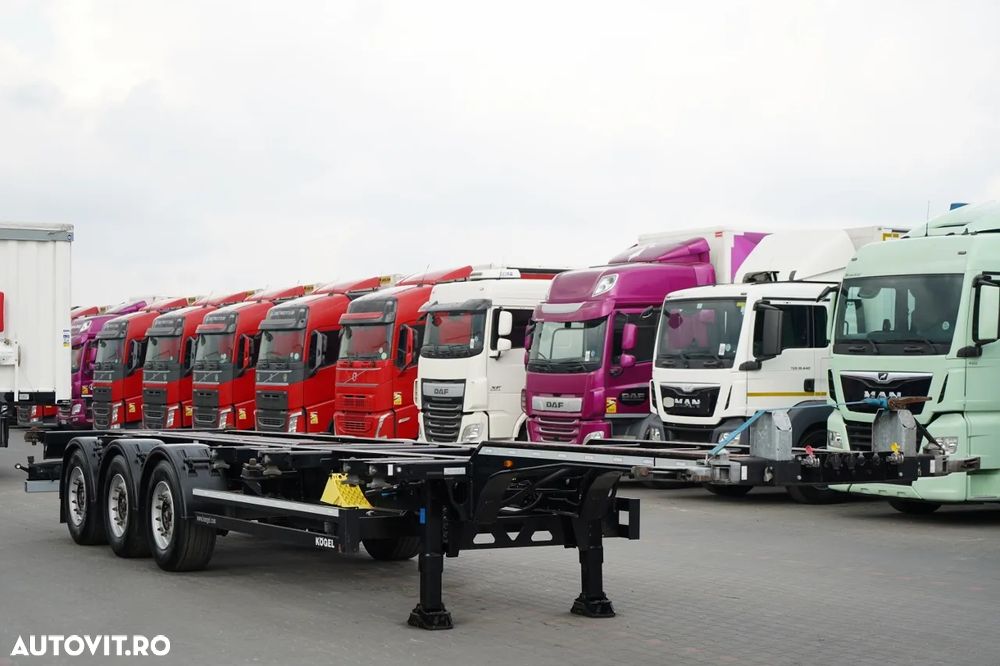 Kögel SEMIREMORCĂ CONTAINER / UNIVERSAL / SPATE EXTENSIBIL / PENTRU TOATE CONTAINERELE - 8