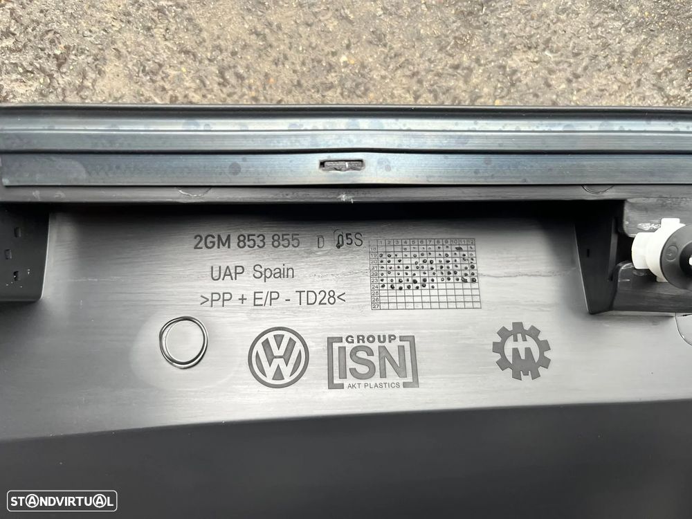 Vw T-Cross - EMBALADEIRA PLASTICO ESQUERDA - Z611 - 6