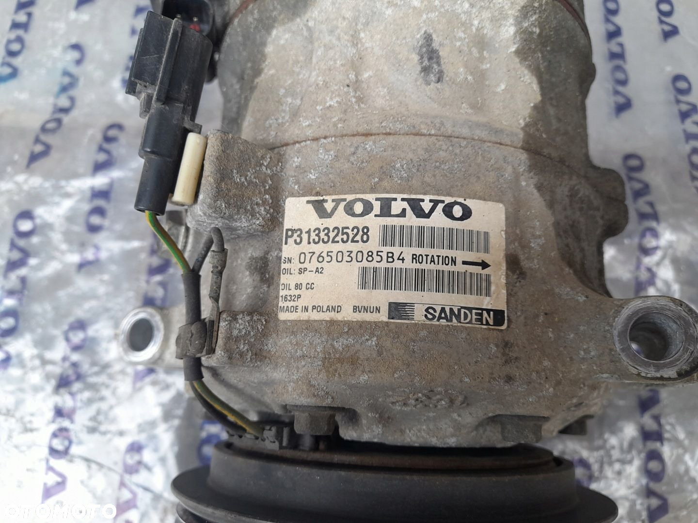 KOMPRESOR KLIMY 31332528 VOLVO 2.0D4 VEA 2016R - 5