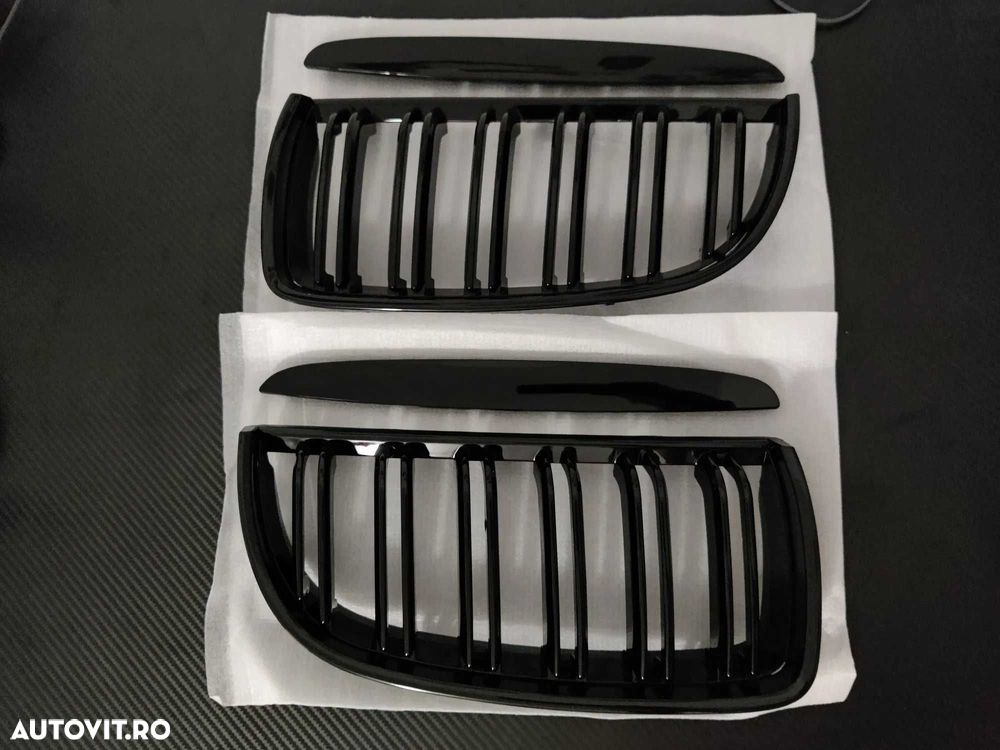 Set 2 Grile BMW E90,E91 Pre-LCI Seria3 2005-2009 M-Design,Negru Lucios - 3