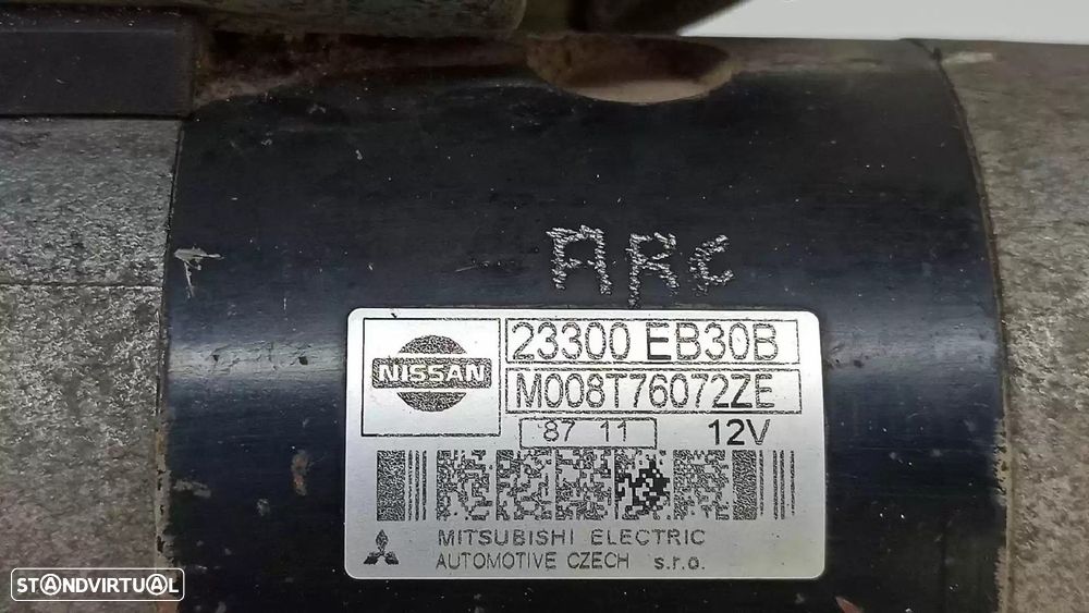 MOTOR ARRANQUE NISSAN PATHFINDER III 2008 -23300EB30B - 1
