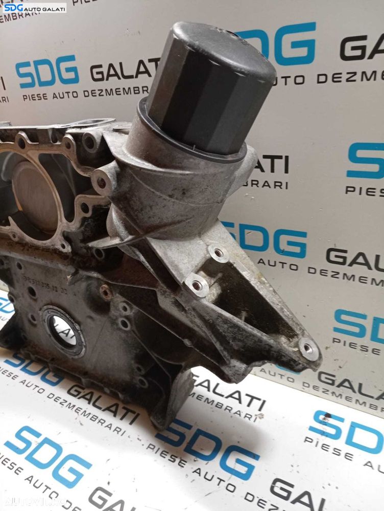 Capac Distributie Motor Simering Vibrochen Arbore Cotit cu Carcasa Suport Filtru Ulei Mercedes Clasa C Class W203 2.7 CDI 2000 - 2007 Cod R6110151202 [M7344] - 6