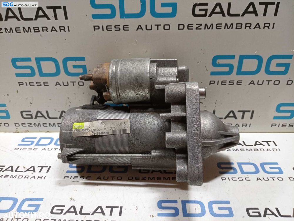 Electromotor VALEO Cu 11 Dinti Citroen C4 1.4 D 2002 - 2008 Cod 9645100680 [M5833]