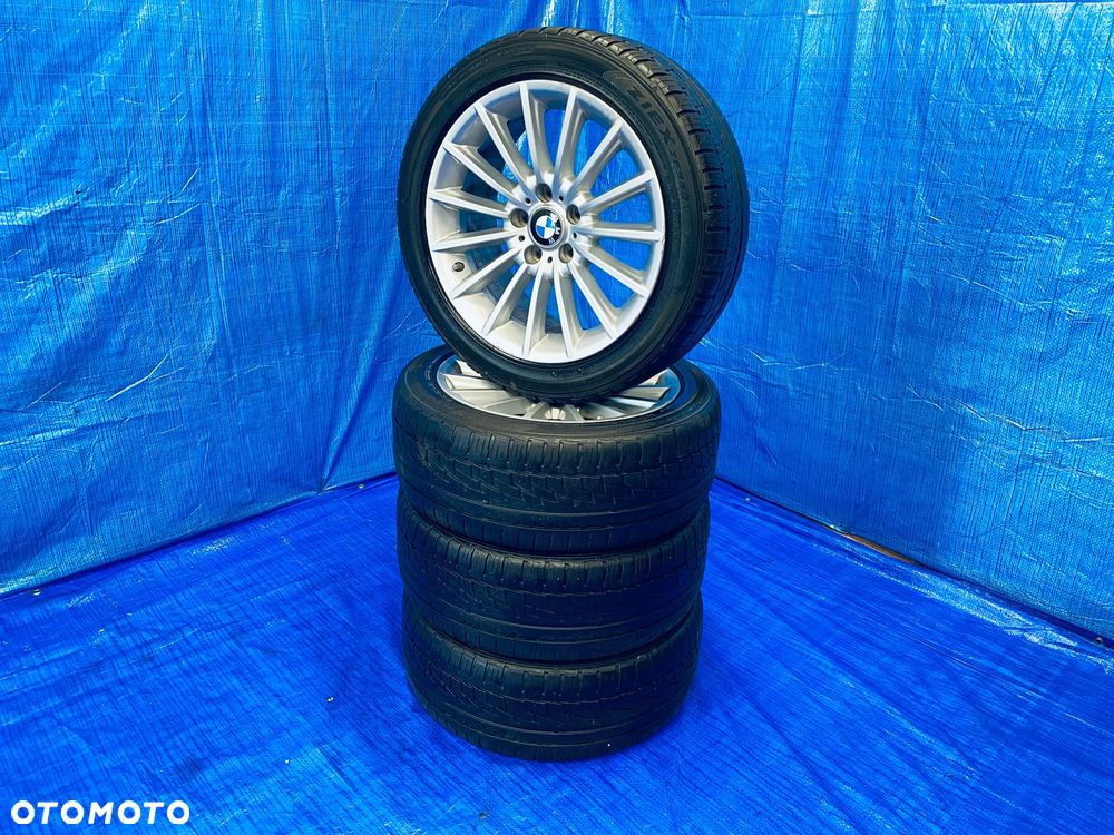 KOŁA KOŁO 18 FELGA ALUMINIOWE ALUSY 18" x 8J  5X120 ; 72,6mm ET30 CZUJNIKI KOMPLET ; OPONY ZIMOWE ZIMA FALKEN ; BMW E90 E91 E92 E93 F06 F07 F10 F11 F12 F13 F30 F31 F32 F33 F34 F36 ORYGINAŁ 6775407 BMW - 7