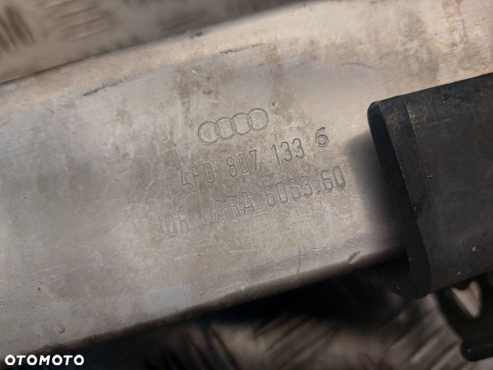 ODBÓJ ABSORBER ZDERZAKA PRZÓD KOMPLET AUDI A6 C6 4F0807133 4F0807134 - 4