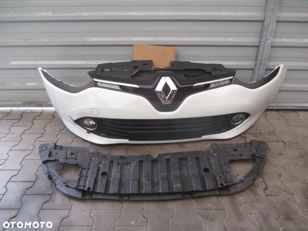 RENAULT CLIO IV 4 2012-2016 ZDERZAK PRZEDNI PRZÓDDV369 BIAŁY