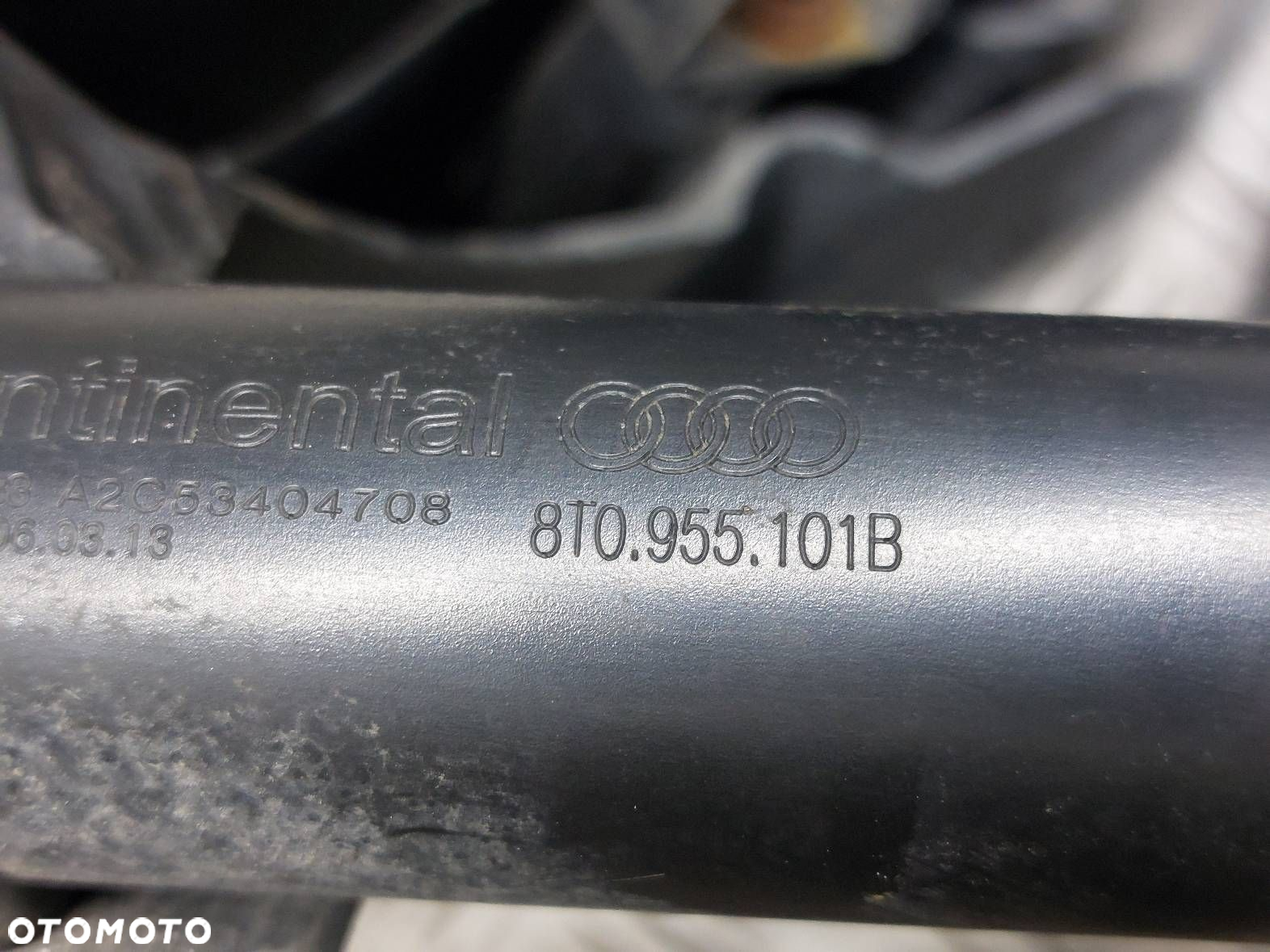 ŚLIZG BŁOTNIKA LEWY + SPRYSKIWACZ LAMPY AUDI A5 8T 8T0805607L - 5