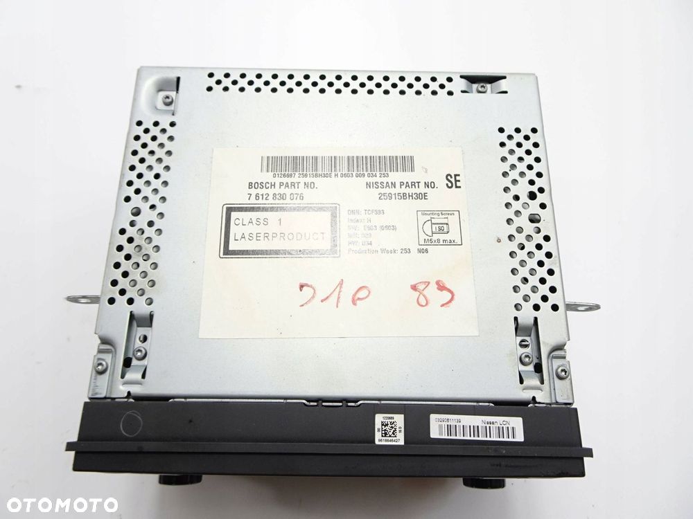 radio cd nissan qashqai j10 10-13 r. - 4
