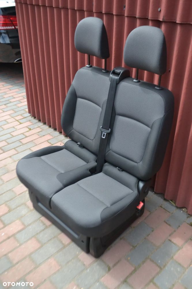 RENAULT TRAFIC 3 III 4 IV fotel lewy kierowcy Fotele Prawy Lewy Pasazera Ławka Dwójka - 6