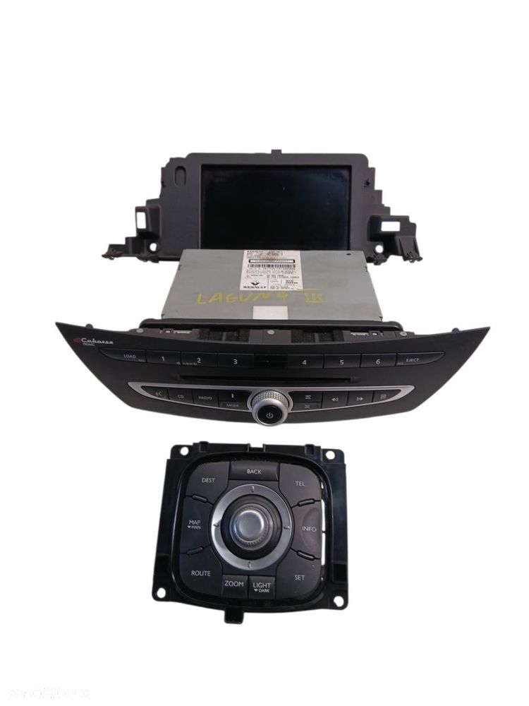 RADIO CD PANEL WYŚWIETLACZ LAGUNA III 281150017R 280340005R 253B00001R - 1