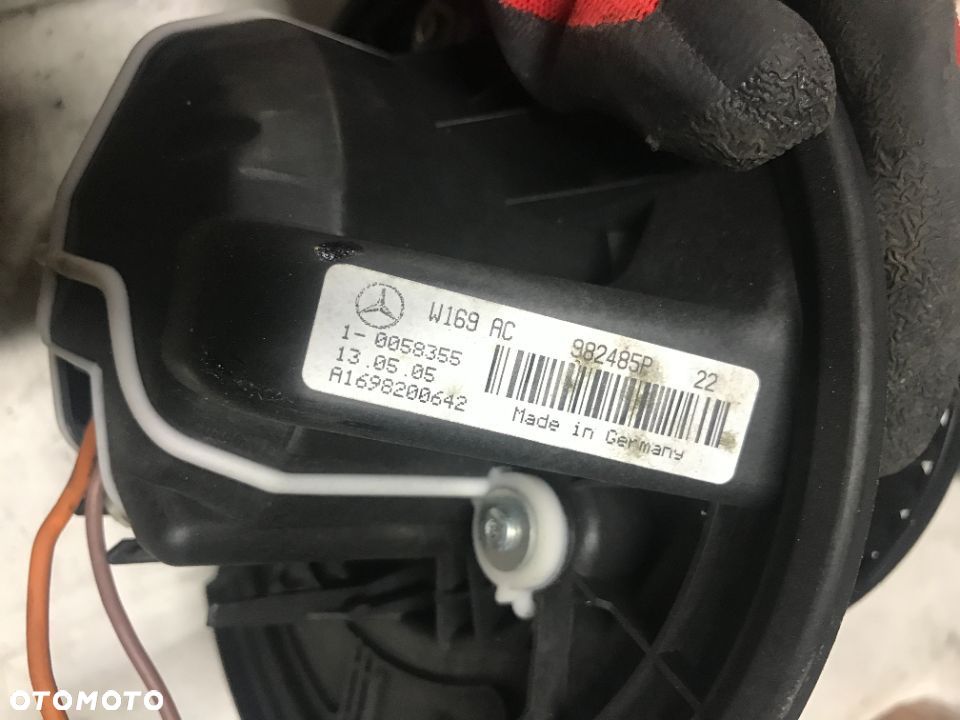 WENTYLATOR MERCEDES W169 A1698200642 - 3