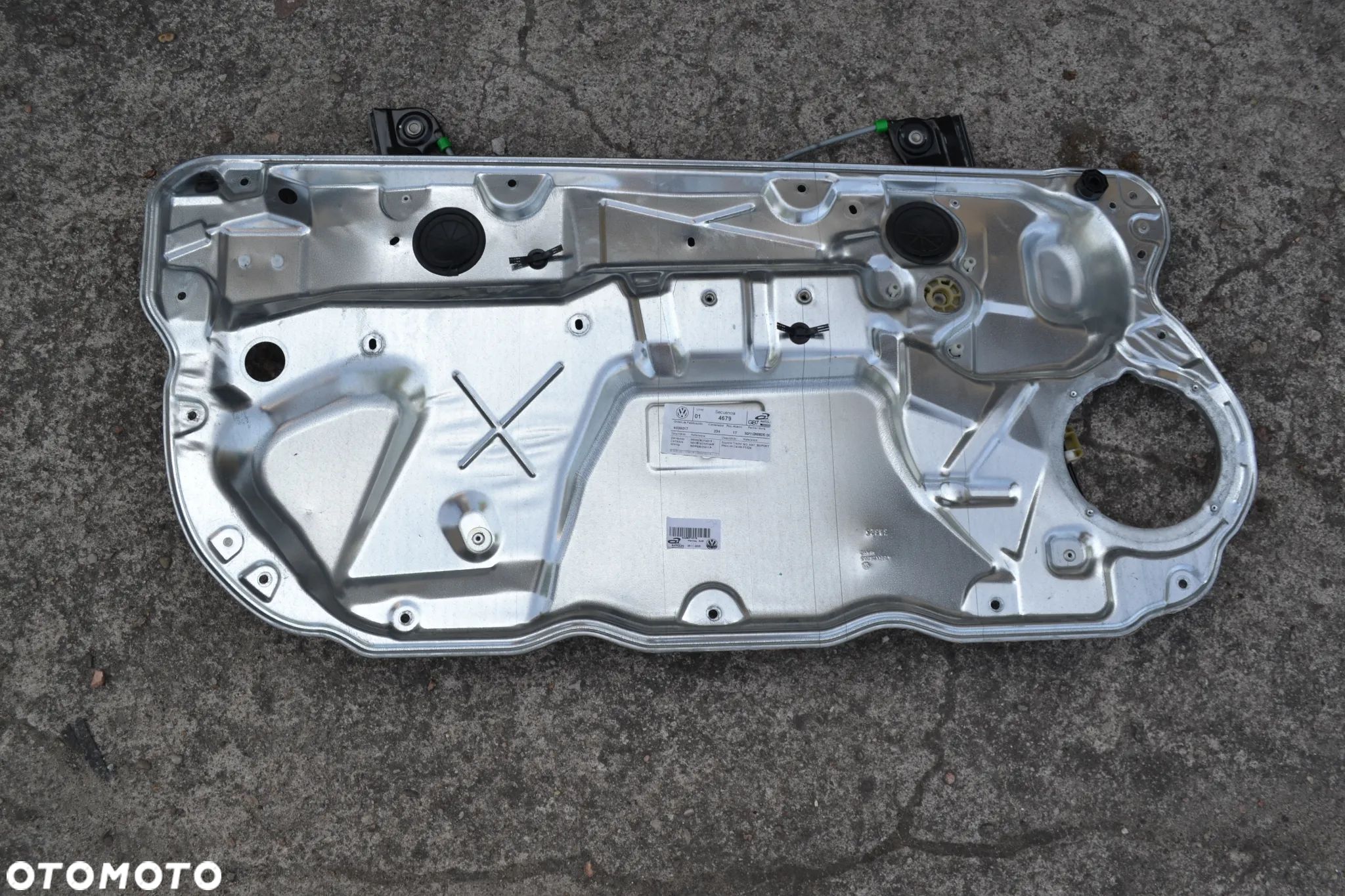 VW POLO 9N 3D MECHANIZM OPUSZCZANIA SZYB EL PRZÓD LEWY 6Q3837401S - 1