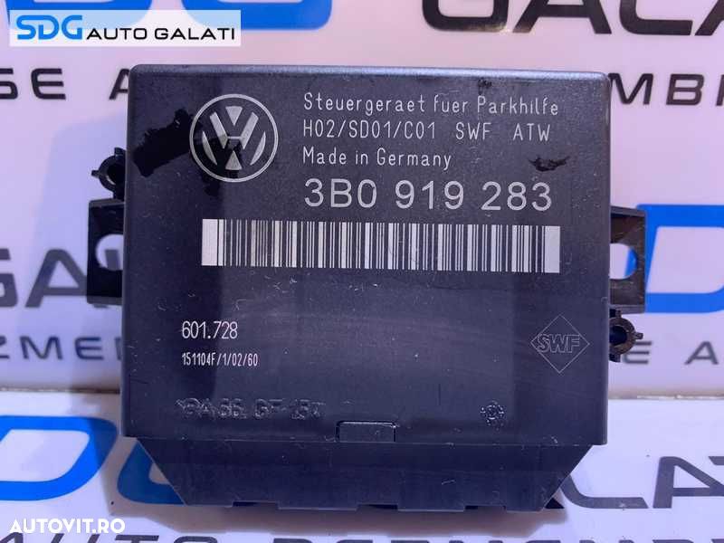 Unitate Modul Calculator Senzori Parcare PDC Parktronic Volkswagen Passat B5.5 2001- 2005 Cod 3B0919283 [L3445] - 2