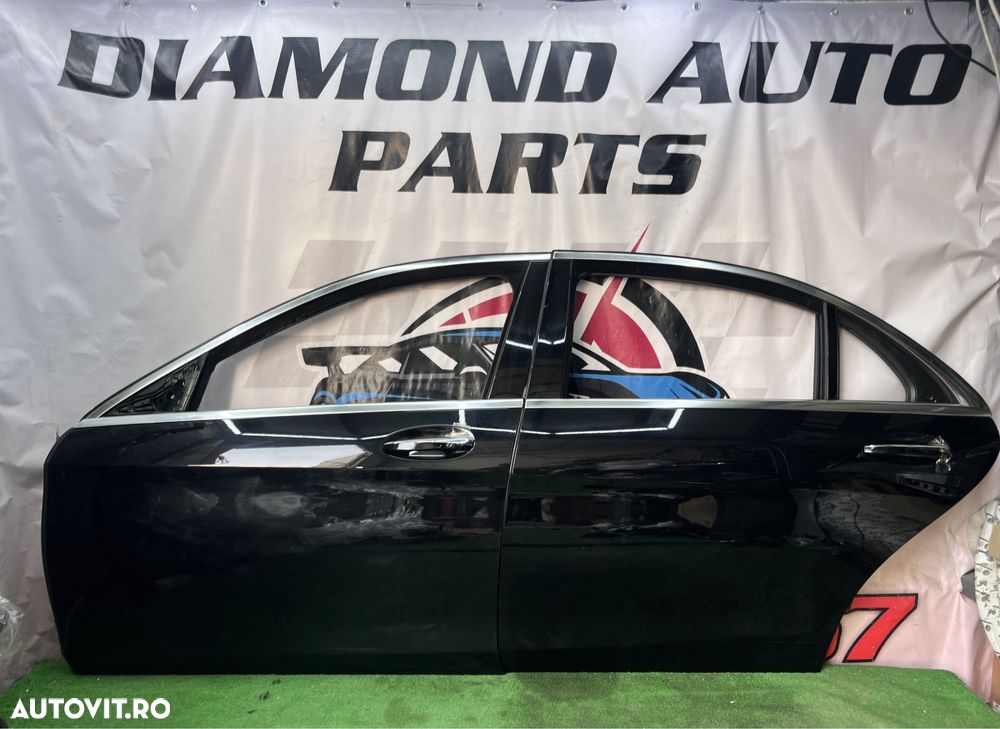 Mercedes S-Class W222 Long Portiera Usa Stanga Fata-Spate Negru 197 - 2