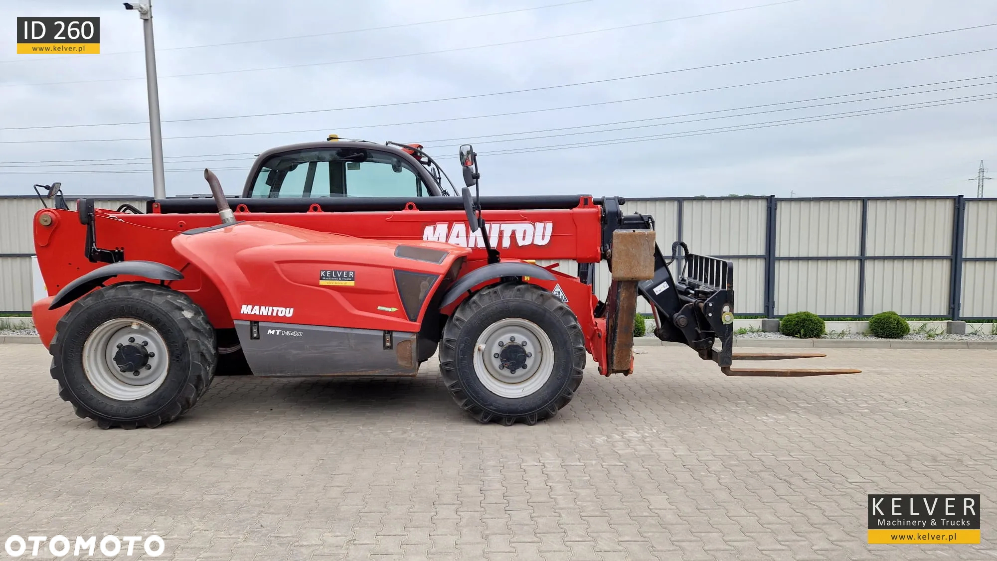 Manitou MT1440 S2 * 2015r. * widły hydrauliczne * silnik 100KM - 2