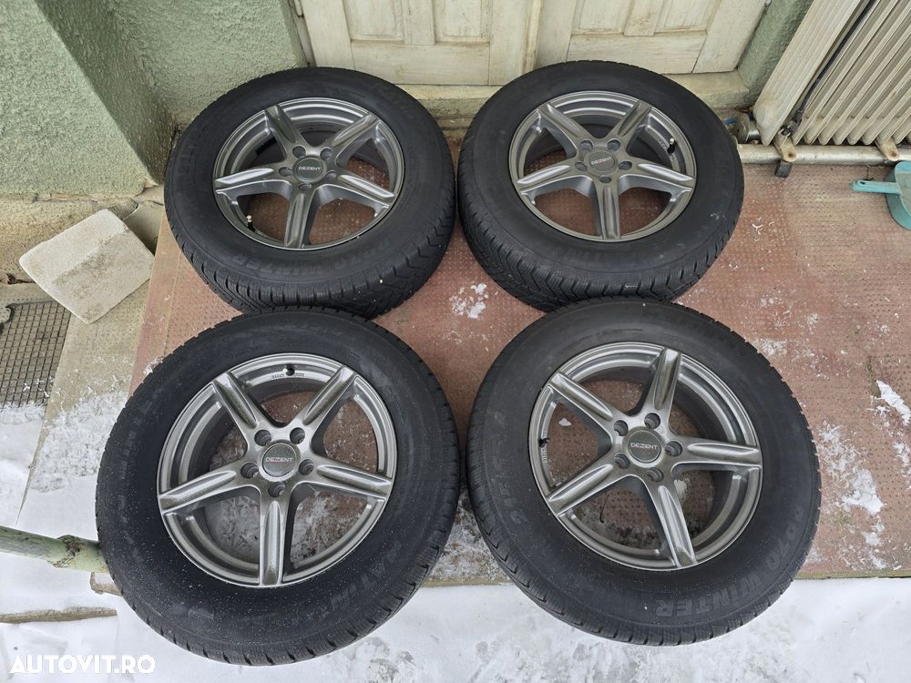 215 65 R 16 jante cu cauciucuri de iarna DOT 2023 ~ 5 x 108 ET 50 KUGA - 7