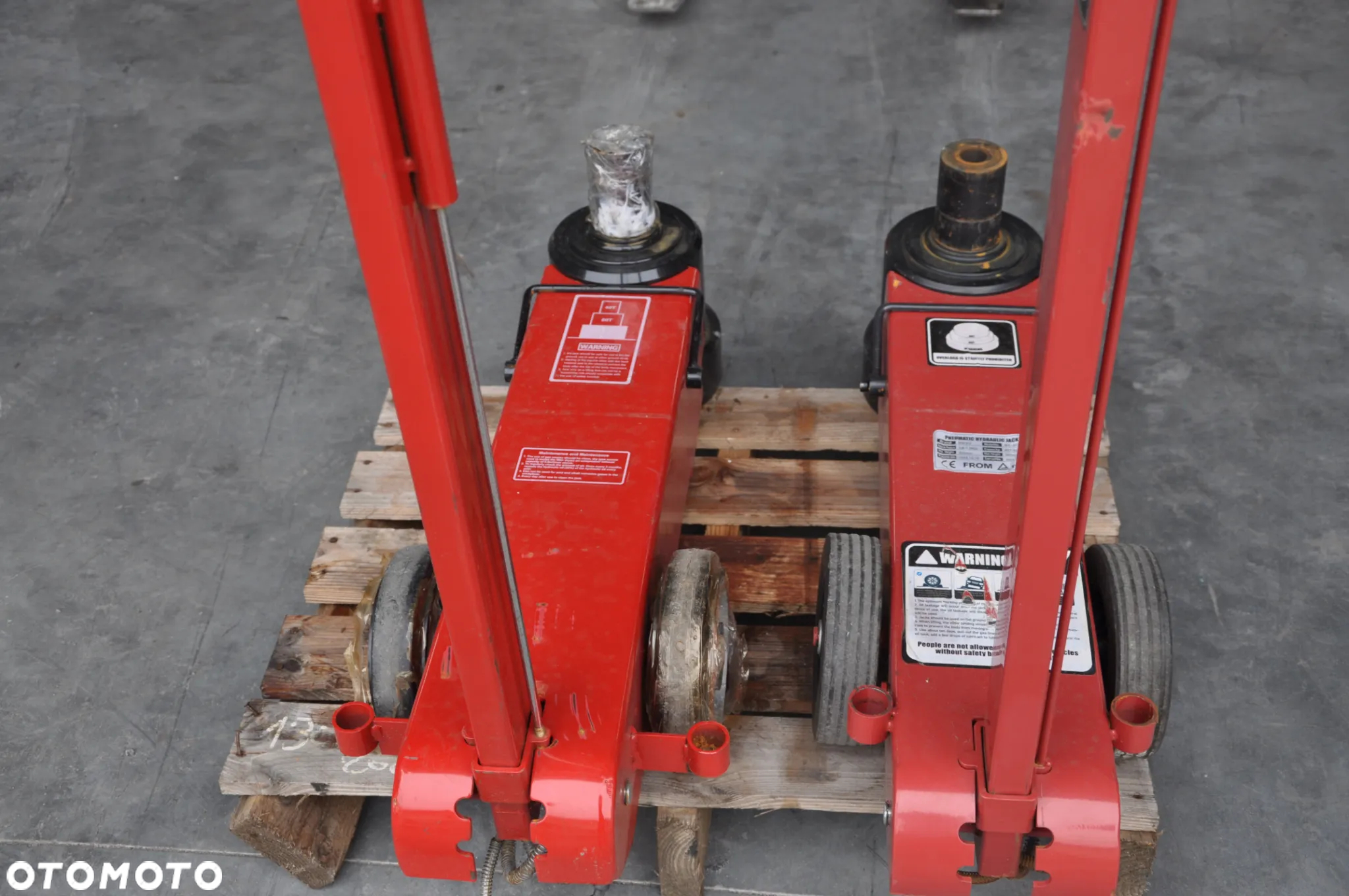 Żaba Podnosnik hydrauliczno pneumatyczny jack 80 Ton - 7