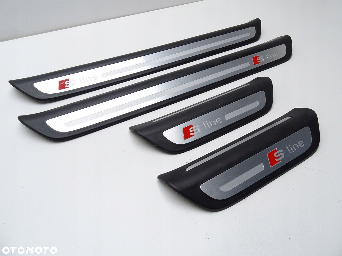 LISTWY PROGOWE NAKŁADKI PROGU KOMPLET 8U0853375A AUDI Q3 8U S-LINE - 4