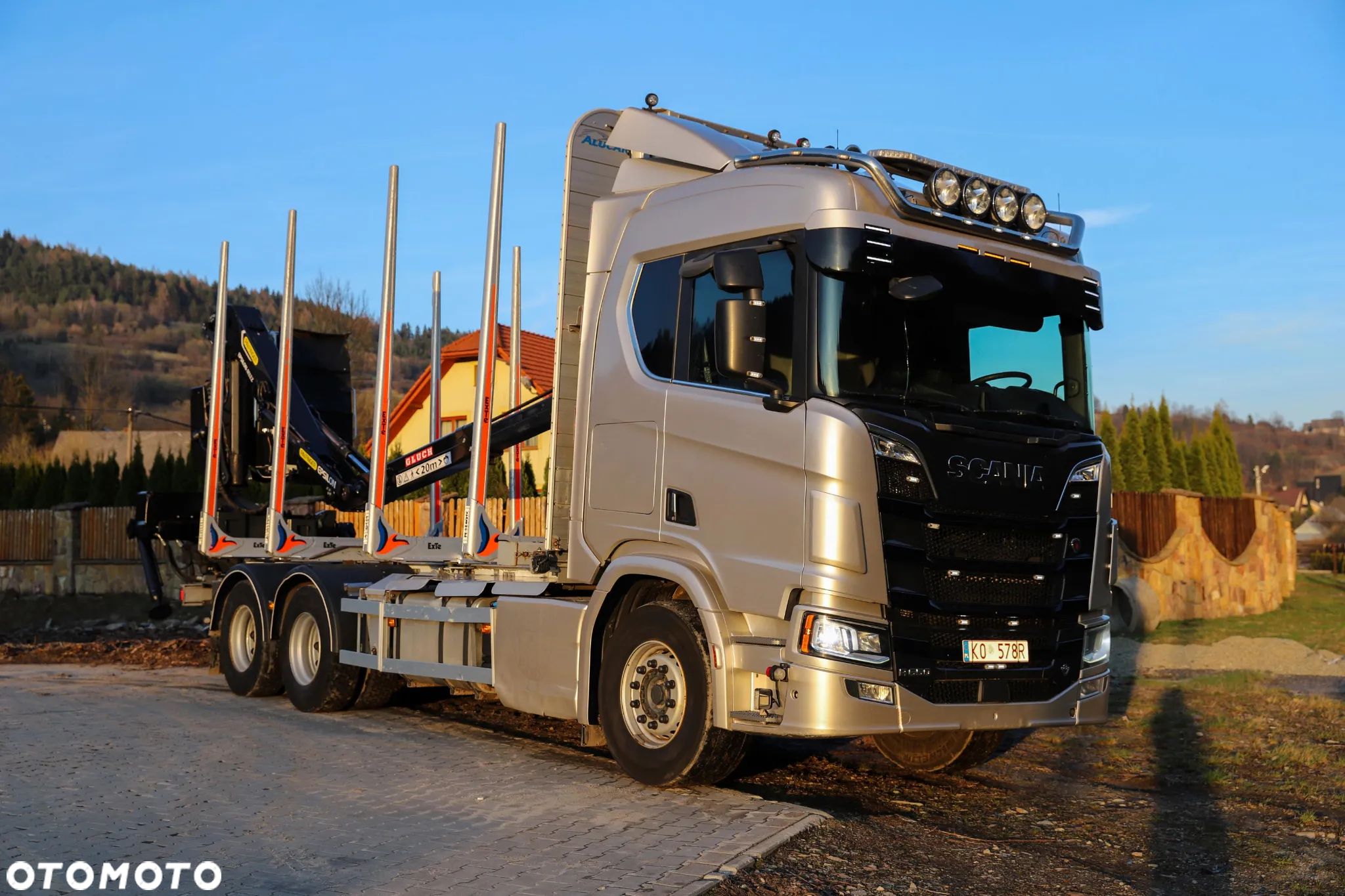 Scania R650 6X4 EURO 6 Resor Resor Dzwig Epsilon z Kabina Do drewna Lasu dłużycy kłody Palfinger - 1