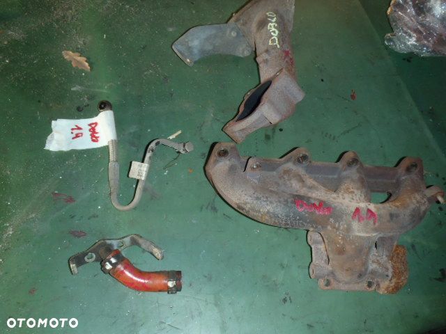 kolektor wydechowy rurka ścieku osłona oleju alfa 147 156 fiat doblo punto stilo 1.9 - 1